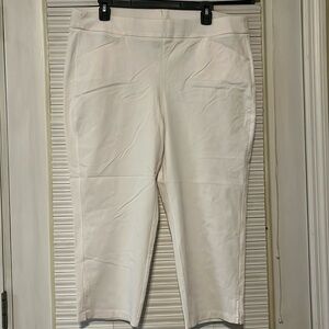 Chicos Crop Stretchy Pants XL